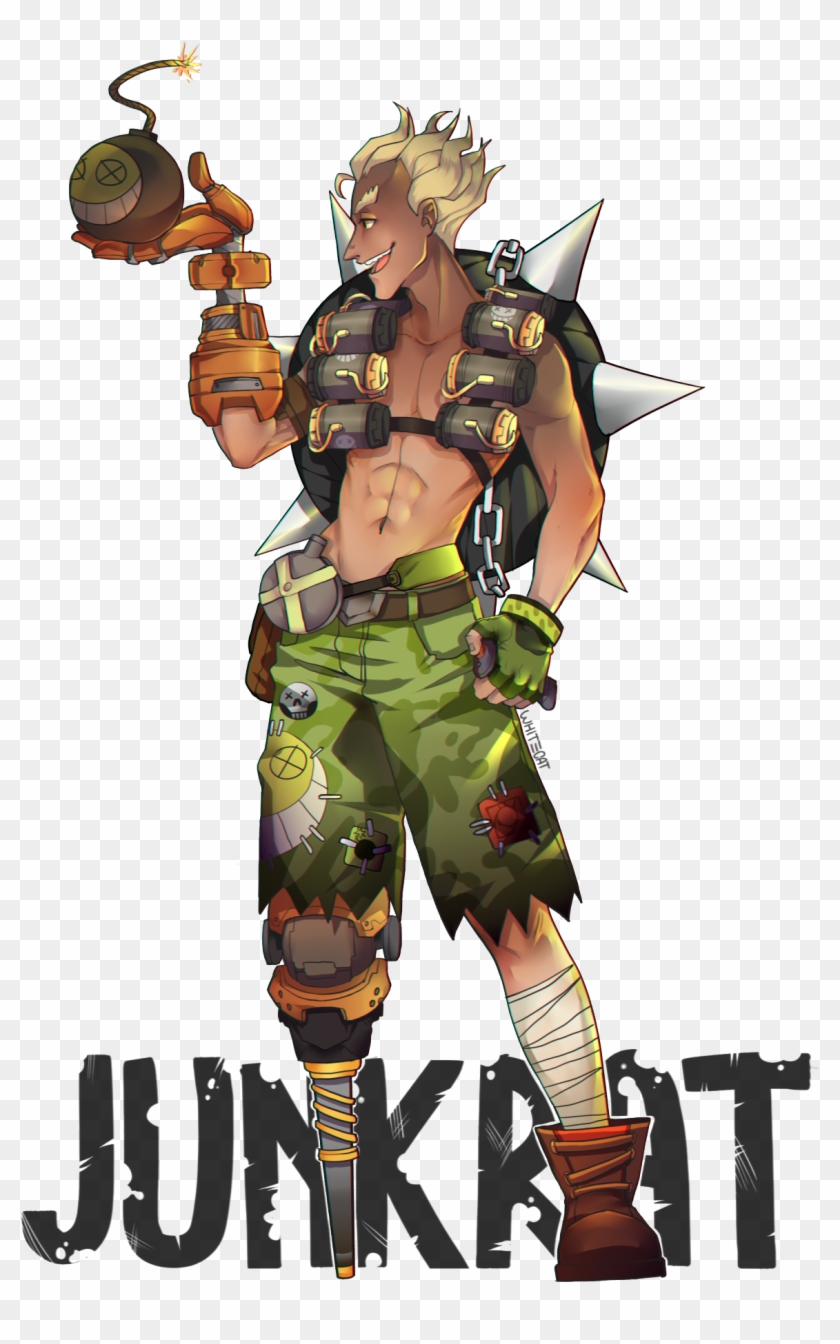 Zdraste Jamison Fawkes, Overwatch Pin, Junkrat And - Junkrat Fan Art Clipart #3224669