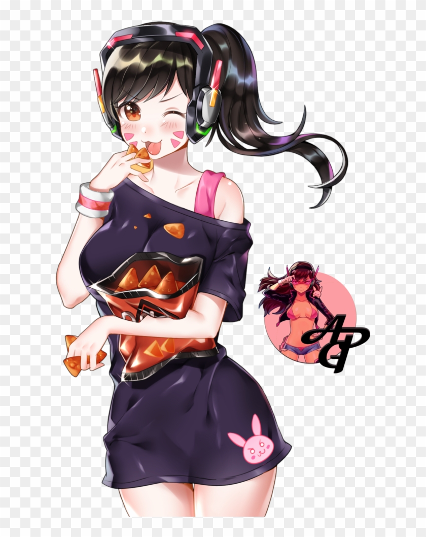 Overwatch D Va Anime Png Download Overwatch Diva Anime Clipart Pikpng