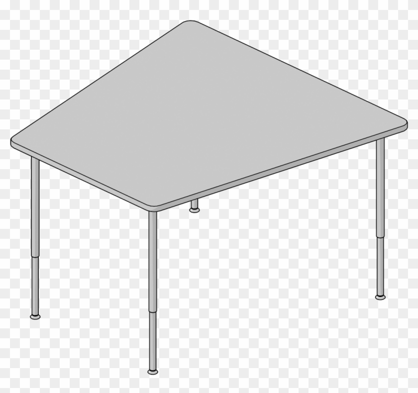 Table-media Trapezoid 60x60,adj - Inanimate Insanity Lightbulb Crab Clipart #3224968