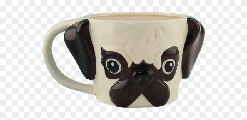 Homewares - Pug Mug Clipart #3224990