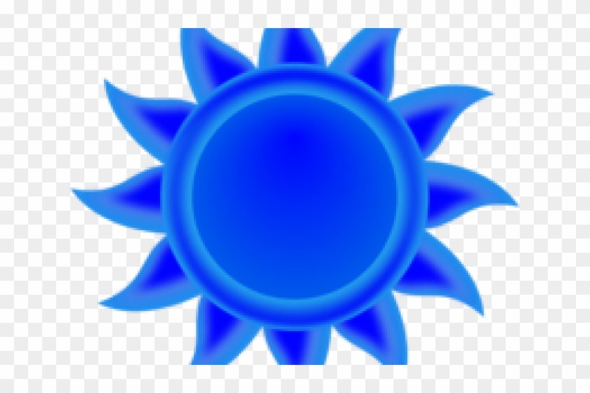 Picture Stock Techflourish - Sun Clip Art Blue - Png Download