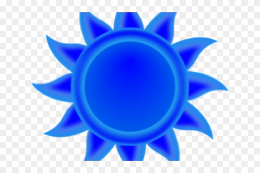 Picture Stock Techflourish - Sun Clip Art Blue - Png Download #3225082