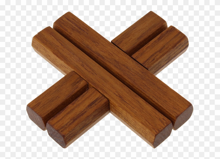 Double Cross - Plywood Clipart