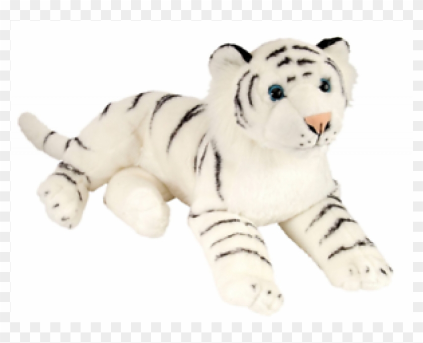 Wholesale Wild Republic 12766 Cuddlekins Laying White - White Tiger Stuffed Animal Clipart