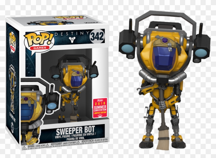 Funko Pop Vinyl - Funko Pop Destiny Sweeper Bot Clipart