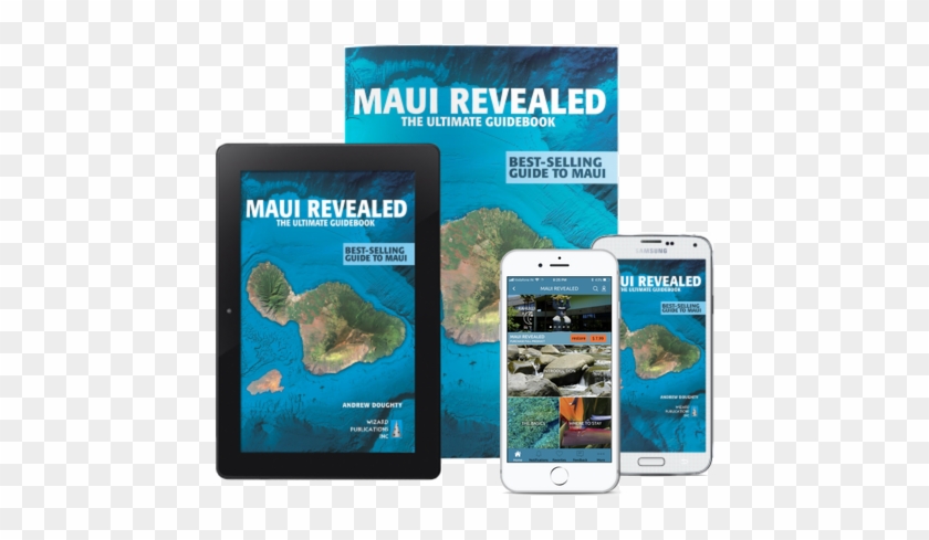 Maui Revealed Guidebook And Mobile App Displays - Science Book Clipart