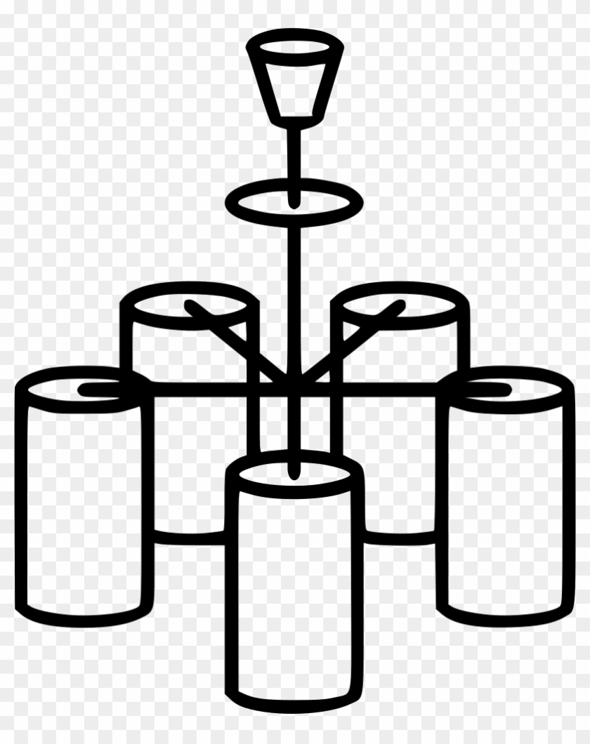Png File Svg - Люстра Раскраска Clipart
