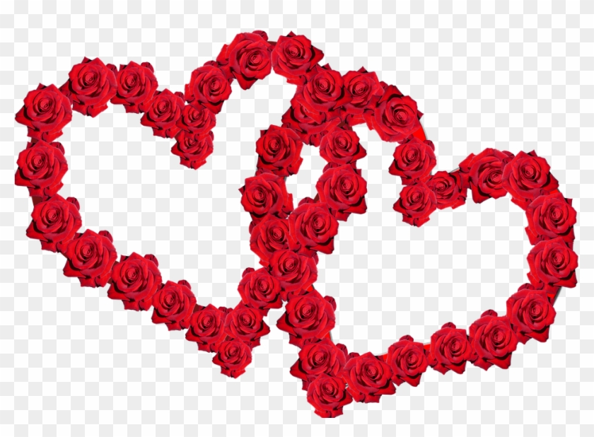 Valentine Red Roses Heart Romance Symbol - Love Clipart