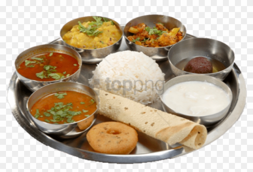 Free Png Dinner Png Png Image With Transparent Background - Veg Thali Png Clipart