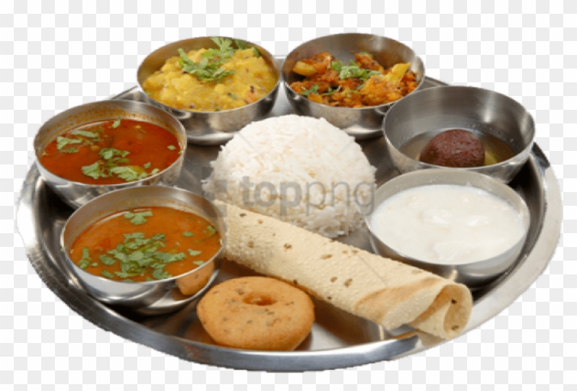Free Png Dinner Png Png Image With Transparent Background - Veg Thali Png Clipart #3227577