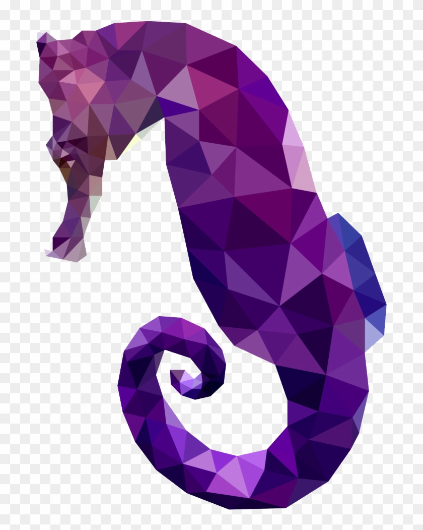 Geometry Poster Triangle - Seahorse Triangle Clipart #3227783