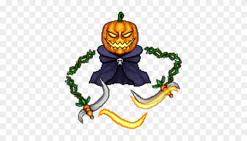 #halloween #terraria #pumpkin #pumpking #king #spooky - Pumpking Terraria Clipart #3228459