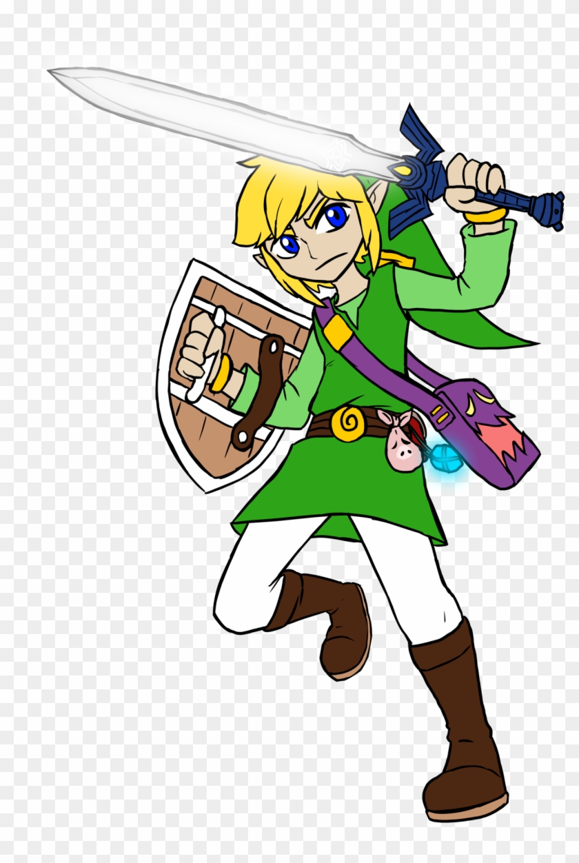 Link, Hero Of Wind - Cartoon Clipart #3228543