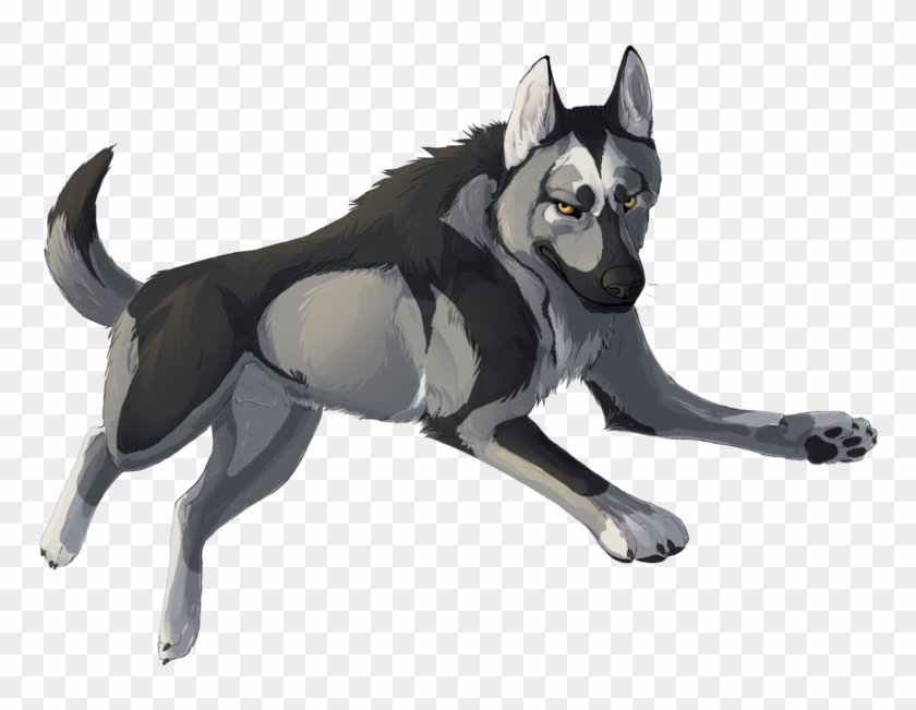 Drawn German Shepherd Digital - Sakhalin Husky Clipart