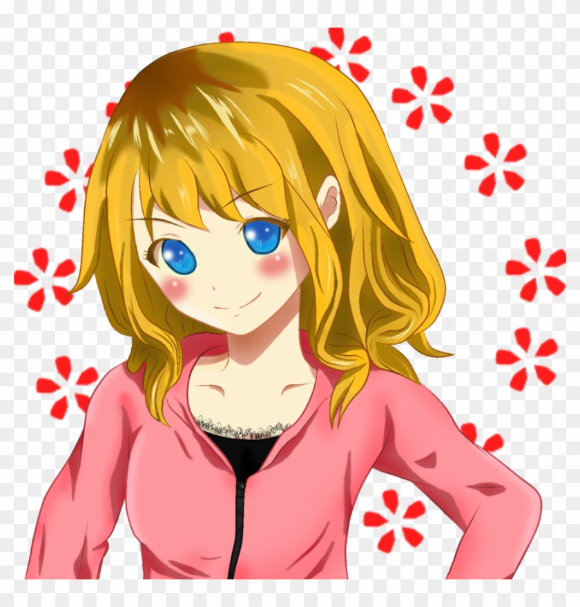 Anime Girl Blue Eyes Search Result 168 Cliparts For - Blue Eyed Cartoon Girl - Png Download