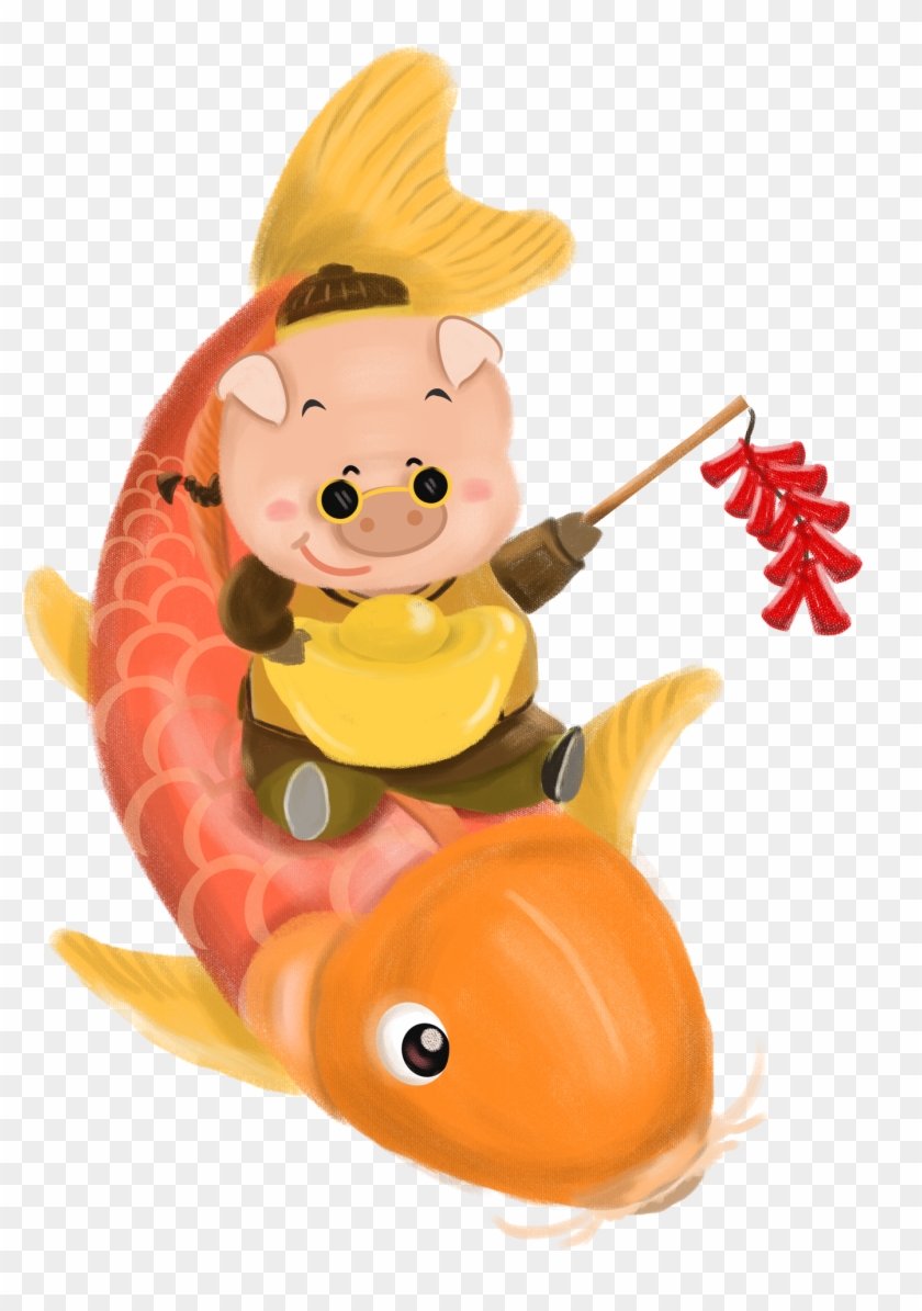 Year Pig New Squid Png And Psd - Firecracker Clipart #3231965