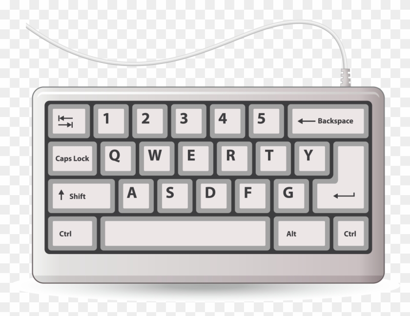 Computer Keyboard Computer Mouse Ipad Wireless Keyboard - Adobe Photoshop Shortcuts Pc Clipart #3232166