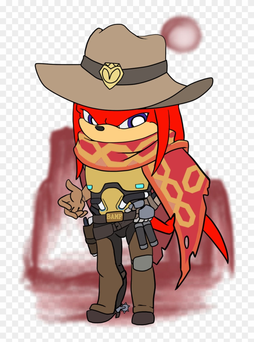 Chibi Knuckles By - It's High Noon Knuckles Clipart