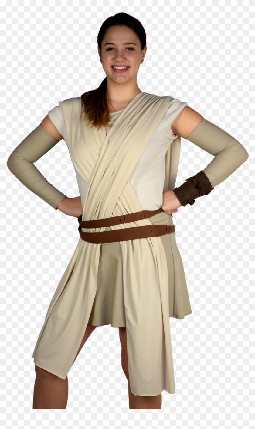 The Perfect Rey From Star Wars Running Costume , But - Rey Running Costume Clipart