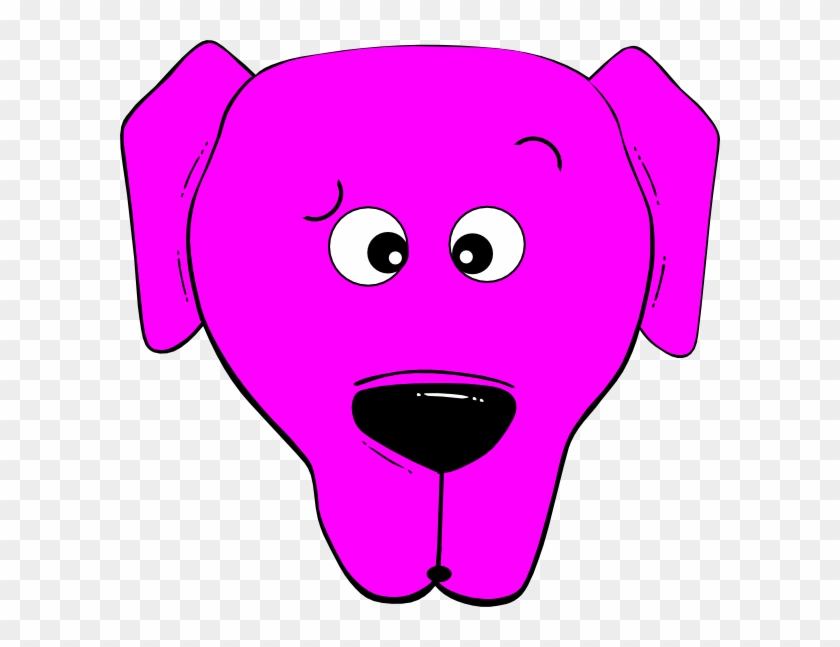 Small - Cartoon Dog Face Clipart