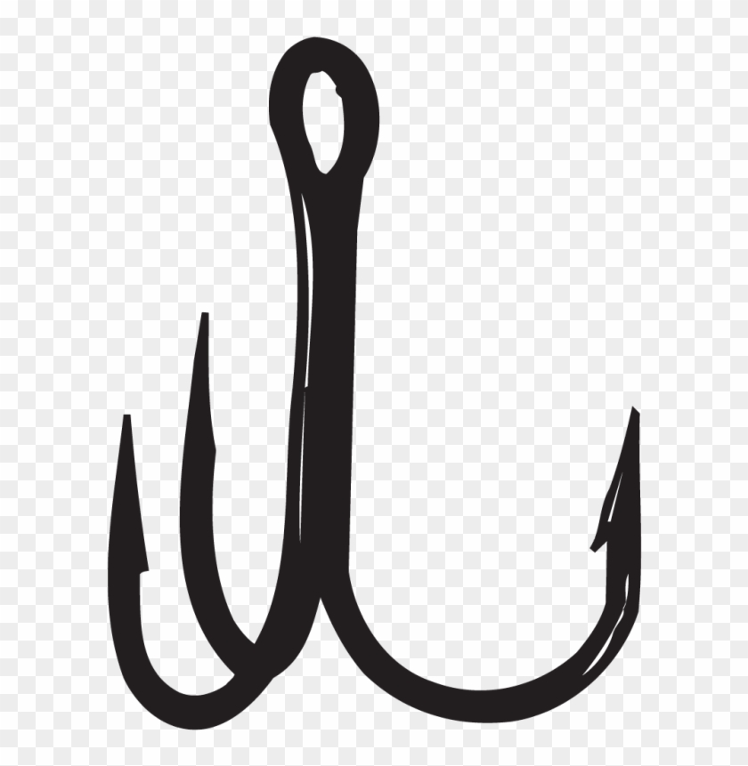 Jpg Fishing Hook Clipart Black And White - Fishing Hooks Clip Art - Png Download