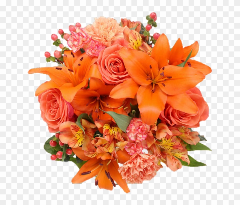 Bold Orange Bouquet - Bouquet Clipart #3233436