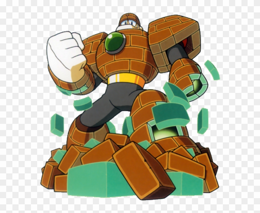 Stone Man - Mega Man Stone Man Clipart #3233503