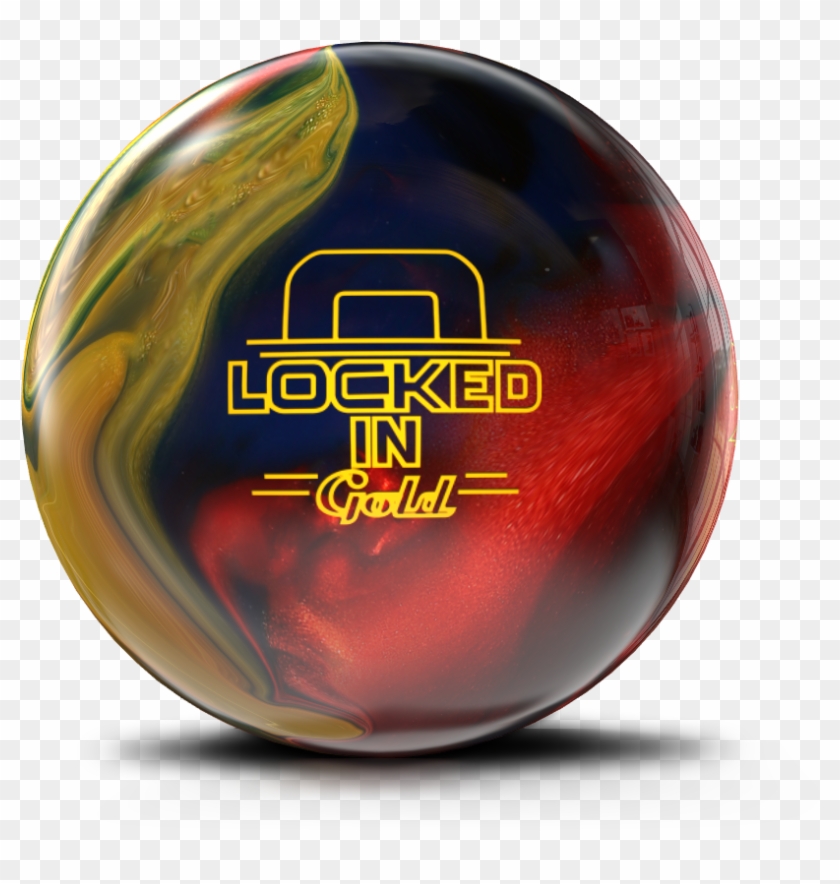 Gold Bowling Ball Png - Storm Locked In Gold Clipart #3233539