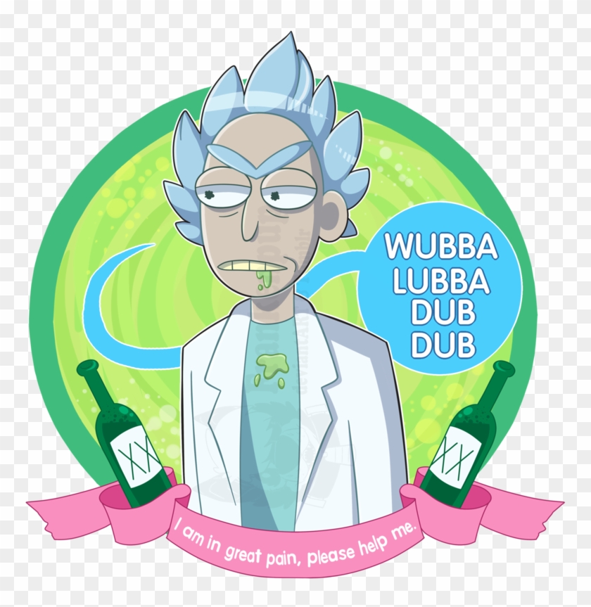 Rick And Morty Wubba Lubba Dub Dub Png - Wubbalubbadubdub Png Clipart