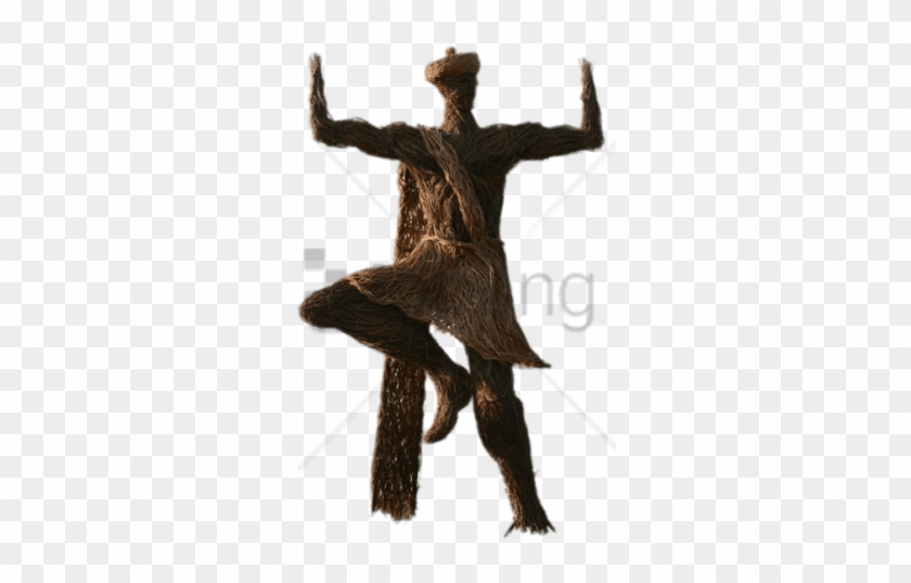 Free Png Wicker Man Arms Up Png Image With Transparent - Bronze Sculpture Clipart