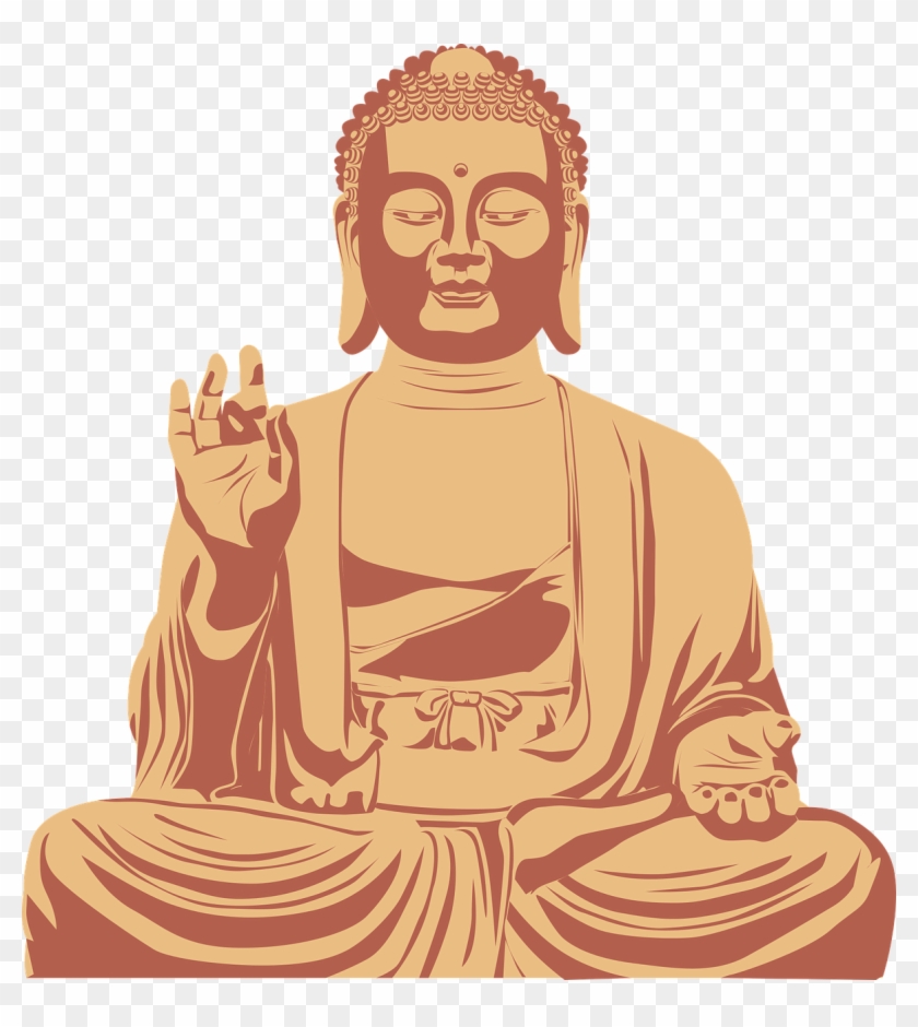 Buddha Religion Vector Buddhism Png Image - Spiritual Quotes In Tamil Clipart #3234441