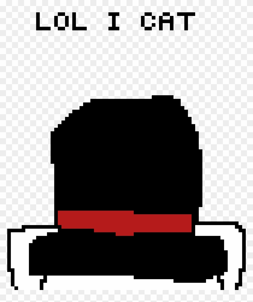 Cat In A Hat - Bench Clipart