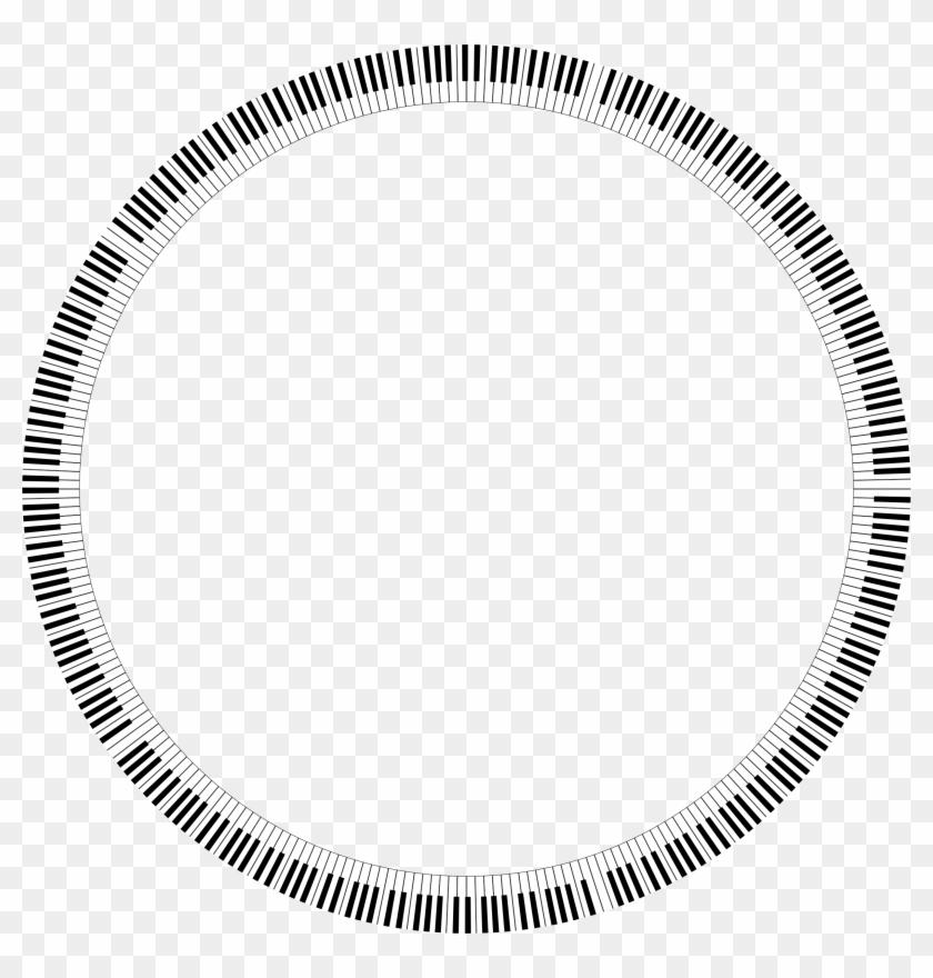 This Free Icons Png Design Of Piano Keys Circle - Round Tire Vector Hd Clipart #3235183