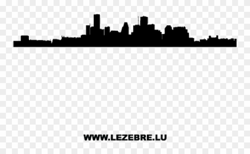 City Skyline Silhouette , Png Download - City Skyline Silhouette Wallpaper Hd Clipart #3235313
