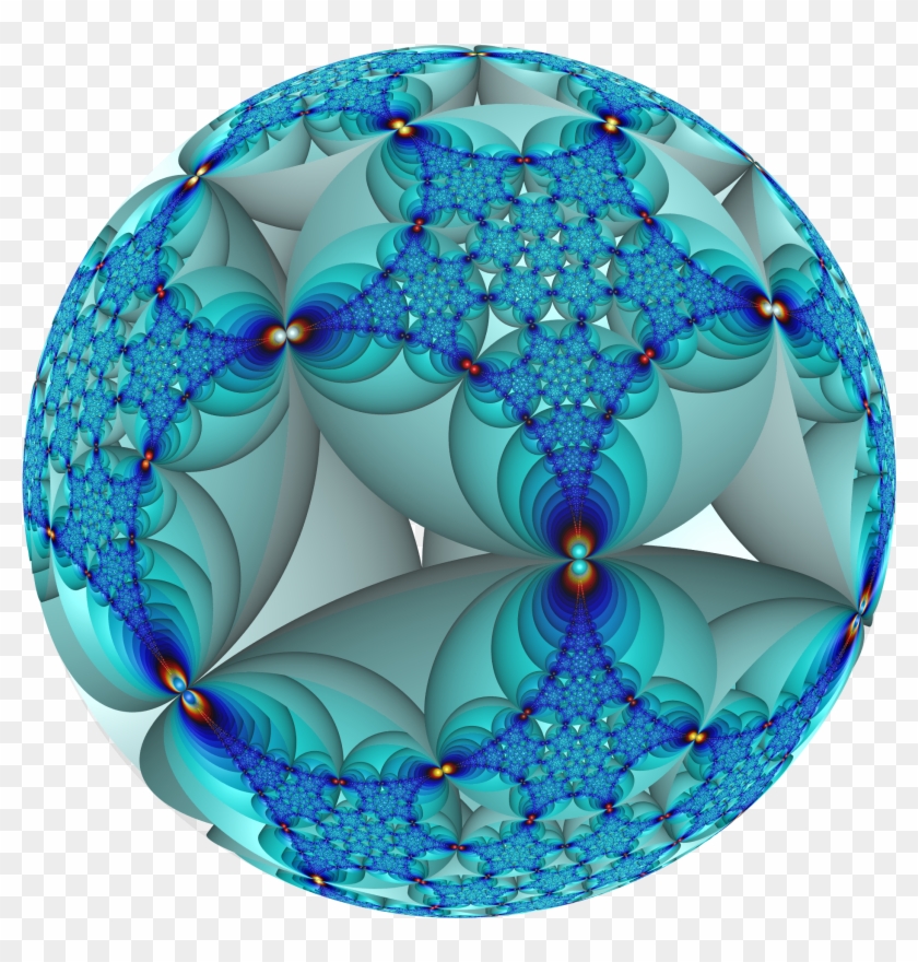 Hyperbolic Honeycomb 5 3 I Poincare - Fractal Art Clipart #3235495