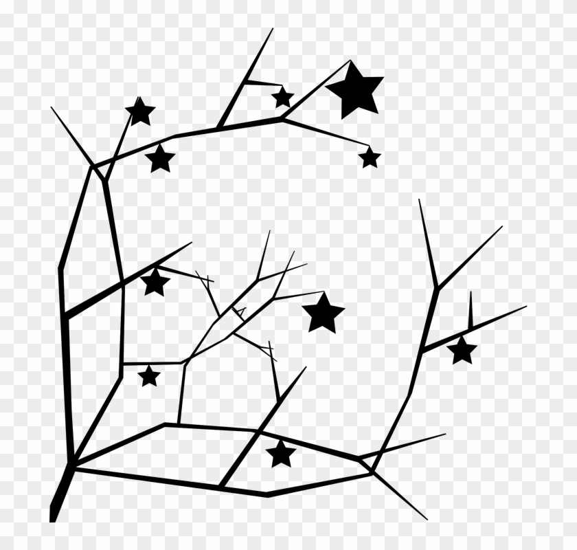 Drawn Falling Stars Outline - Twinkle Twinkle Little Star How We Wonder Clipart