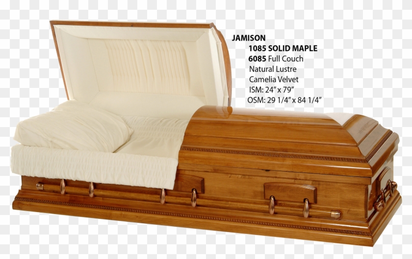 Maple Wood Coffin Clipart