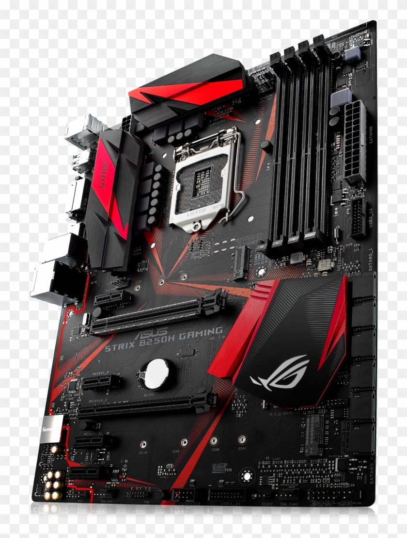 Asus Rog Strix B250h Gaming , Png Download - Tarjeta Madre Gamer Clipart