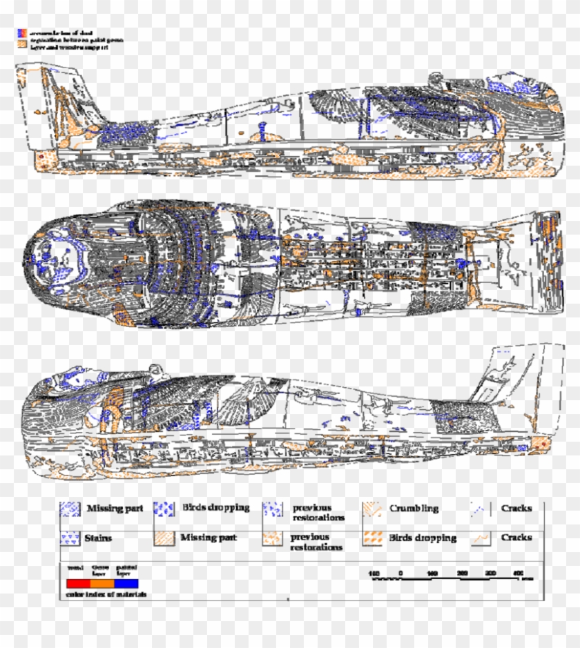 Schematic Diagrams Of The Coffin Showing The Deterioration - Aerospace Manufacturer Clipart #3235853