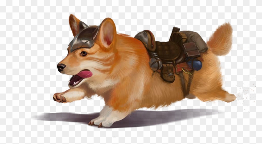 Sir Didymus The Dire Corgi - Pathfinder Corgi Mount Clipart #3235993