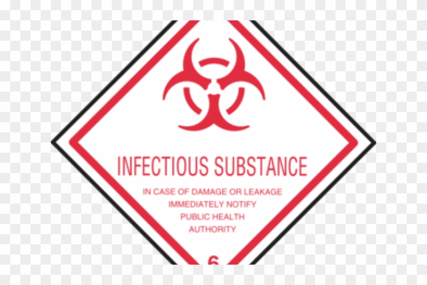 Biohazard Symbol Clipart Infectious Substance - Infectious Substance - Png Download #3236421