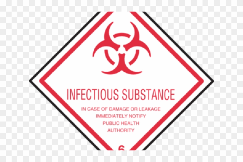 Biohazard Symbol Clipart Infectious Substance - Infectious Substance - Png Download