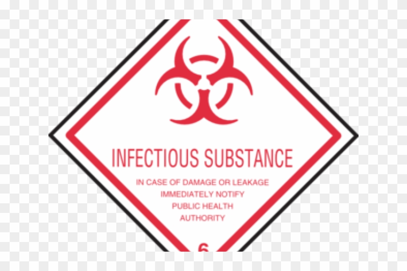 Biohazard Symbol Clipart Infectious Substance - Infectious Substance - Png Download