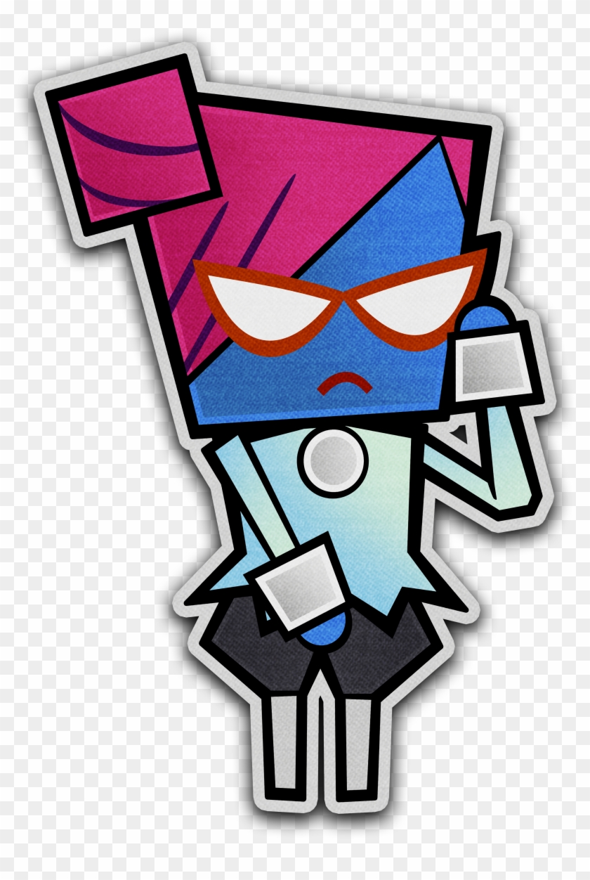 10th Anniversary Clip Art - Super Paper Mario Fanart - Png Download