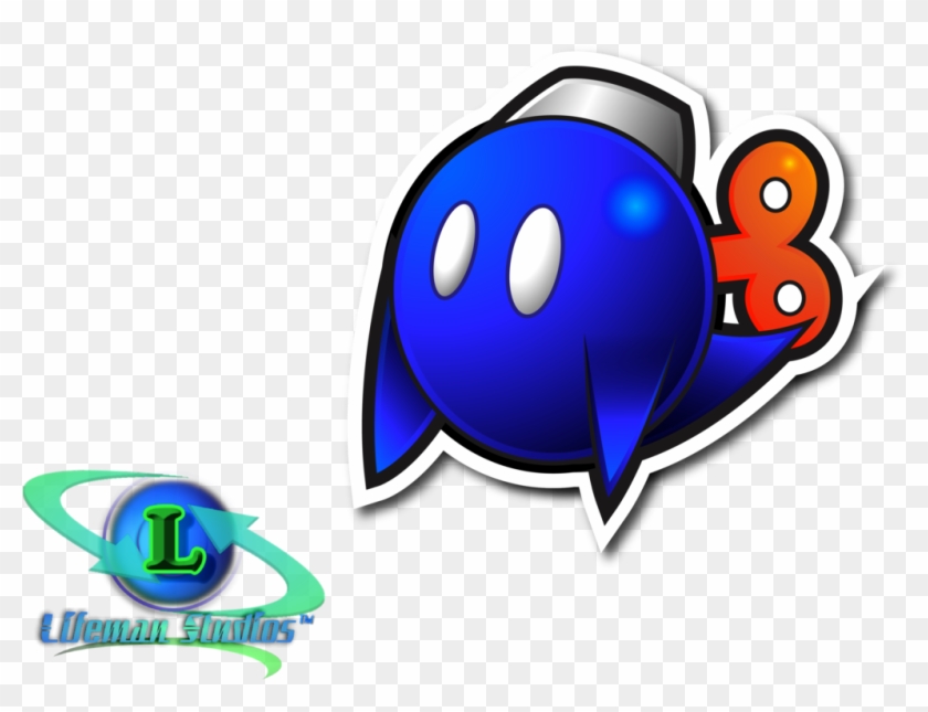 Bomb Vector Super Mario - Paper Mario Boo Goomba Clipart