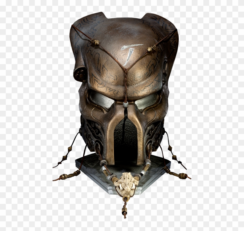 Predator Mask Png - Avp Elder Predator Masked Clipart