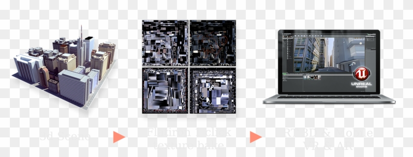 Full Scene Texture Baking - Netbook Clipart