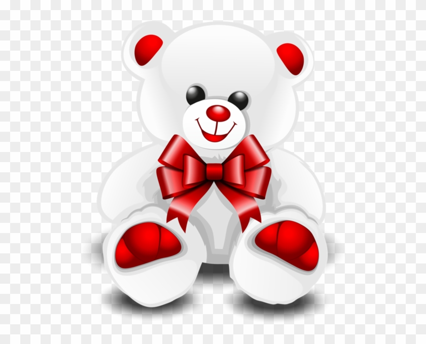 Teedy Bear, Panda Bears, Bear Cartoon, - White Teddy Bear Clipart - Png Download
