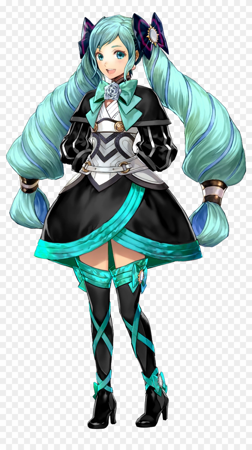 Art/fan Arti Recolored Elise To Look Like Hatsune Miku - Elise Fire Emblem Heroes Clipart
