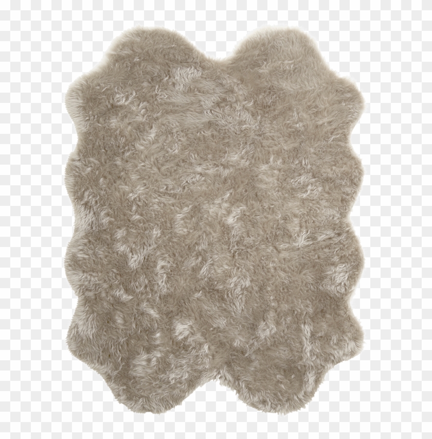 Faux Fur Rug Quad Exuding The Incredibly Soft Sumptuousness - Wool Clipart
